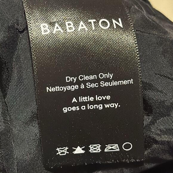 Babaton women’s black elastic waist pants with pockets. Size 2 - Picture 9 of 10